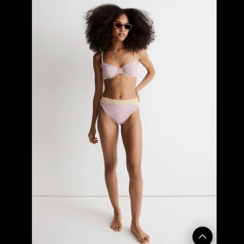 Madewell Crossover Bikini Bottom and Underwire Top